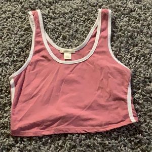 Pink crop top